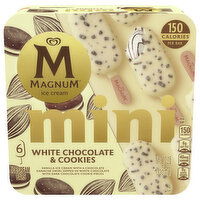 Magnum White Chocolate & Cookies Mini Ice Cream, 6 Each