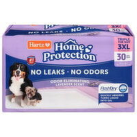Hartz Home Protection Odor Eliminating Lavender Scent 3XL Dog Pads, 30 Each
