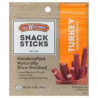 Old Wisconsin Snack Sticks, Turkey, 8 Ounce