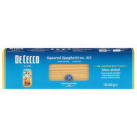 De Cecco Squared Spaghetti, No. 413, 1 Pound