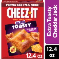 Cheez-It Cheese Crackers, Extra Toasty Cheddar Jack, 12.4 Ounce