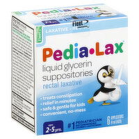 Pedia-lax Laxative, Rectal, Suppositories, 6 Each