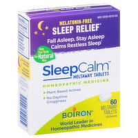 Boiron Sleep Calm Sleep Relief, Meltaway Tablets, Unflavored, 60 Each