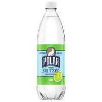 Polar Premium Lime Seltzer, 33.8 Fluid ounce