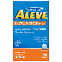 Aleve Back & Muscle Pain, 220 mg, Tablets, 90 Each