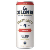 La Colombe Cold Brew, with Milk, Draft Latte, Triple, 11 Fluid ounce