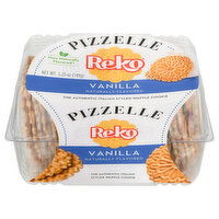 Pizzelle Reko Cookies, Vanilla, 5.25 Ounce