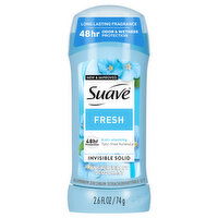 Suave Antiperspirant Deodorant, Invisible Solid, Fresh, 2.6 Fluid ounce