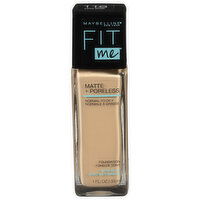 Fit me! Foundation, Matte + Poreless, Light Beige 118, 1 Fluid ounce