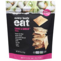 Every Body Eat Thins, Chive & Garlic, 4 Ounce