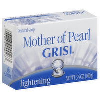 Grisi Natural Soap, Lightening, Mother of Pearl, 3.5 Ounce