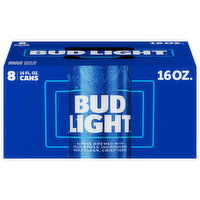 Bud Light Beer, 8 Each