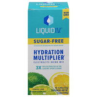 Liquid I.V. Electrolyte Drink Mix, Lemon Lime, Hydration Multiplier, 10 Each