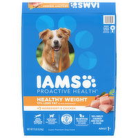 IAMS Proactive Health Dog Food, Super Premium, Healthy Weight, Adult 1+, 15 Pound