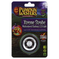 Pumpkin Masters LED Light, Xtreme Strobe, Multicolored, Flashing, 1 Each