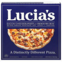 Lucia's Pizza, Bacon Cheeseburger, French Fry Crust, 25 Ounce