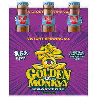 Victory Brewing Co Belgian-Style Tripel Golden Monkey Beer, 6 Each