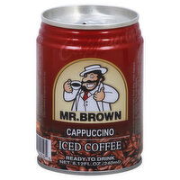 Mr Brown Iced Coffee, Cappuccino, 8.12 Ounce