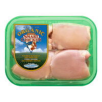 Smart Chicken Organic Boneless Skinless Chicken Thighs, 2 Pound