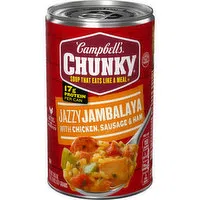 Campbell's® Chunky® Jambalaya With Chicken, Sausage and Ham, 18.6 Ounce