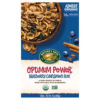 Nature's Path Organic Optimum Power Cereal, Blueberry Cinnamon Flax, 14 Ounce