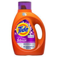 Tide Plus Febreze Freshness Spring & Renewal Liquid Laundry Detergent, 59 Loads, HE Compatible, 84 Fluid ounce