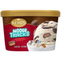 Kemps Ice Cream, Moose Tracks, 1.5 Quart