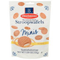 Daelmans Stroopwafels, Honey, Minis, 5.29 Ounce