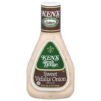 Ken's Steak House Gluten Free Sweet Vidalia Onion Dressing, 16 Fluid ounce