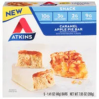 Atkins Atkins Caramel Apple Pie Snack Protein Bar, 5 Each