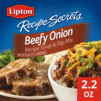 Lipton Recipe Secrets Beefy Onion, 2.2 Ounce