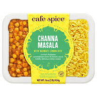 Cafe Spice Mild Channa Masala with Basmati Lemon Rice, 16 Ounce