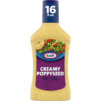 Kraft Creamy Poppyseed Salad Dressing, 16 Fluid ounce