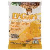 D'Gari Gelatin Dessert, Pineapple, 4.2 Ounce