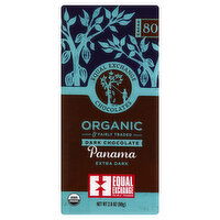 Equal Exchange Chocolates Dark Chocolate, Organic, Panama, 2.8 Ounce