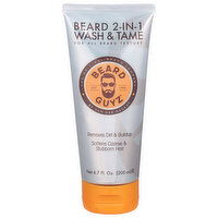 Beard Guyz Beard Wash & Tame, 2-in-1, 6.7 Fluid ounce