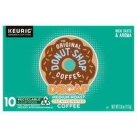 The Original Donut Shop Coffee, Medium Roast, Decaf, K-Cup Pods, 10 Each