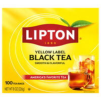 Lipton Yellow Label Black Tea, 100 Each