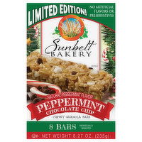 Sunbelt Bakery Granola Bars, Peppermint Chocolate Chip, Chewy, 8 Each