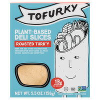 Tofurky Deli Slices, Plant-Based, Roasted Turk'y, 5.5 Ounce