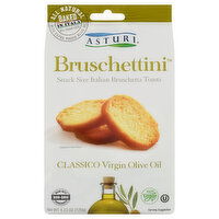 Asturi Bruschettini Bruschetta Toasts, Italian, Classico, Snack Size, 4.23 Ounce