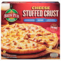 Brew Pub Pizza Pizza, Sausage, Stuffed Crust, Cheese, 31.5 Ounce