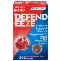 Defend-Eeze Immune Support, Lozenges, Natural Pomegranate Flavor, 30 Each