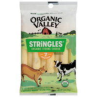 Organic Valley Stringles String Cheese, Organic, Part-Skim, Mozzarella, Low-Moisture, 8 Each