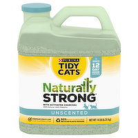 Tidy Cats Naturally Strong Cat Litter, Unscented, 14 Pound