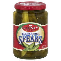 Gedney Pickles, Kosher Dill, Spears, 24 Ounce