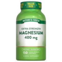 Nature's Truth Extra Strength Softgels 400 mg Magnesium, 150 Each