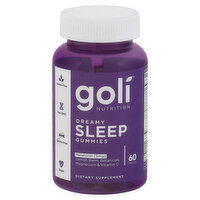 Goli Nutrition Dreamy Sleep, Melatonin 5 mg, Gummies, 60 Each