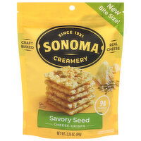 Sonoma Creamery Cheese Crisps, Savory Seed, Bite Size!, 2.25 Ounce