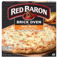 Red Baron Pizza, Cheese-Trio, Brick Oven Crust, 17.82 Ounce